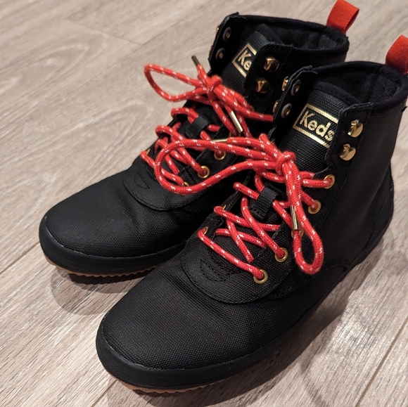 Keds Womens Scout II Duck Casual Boots Ankle - Deep Black - Size 8 - Picture 8 of 9